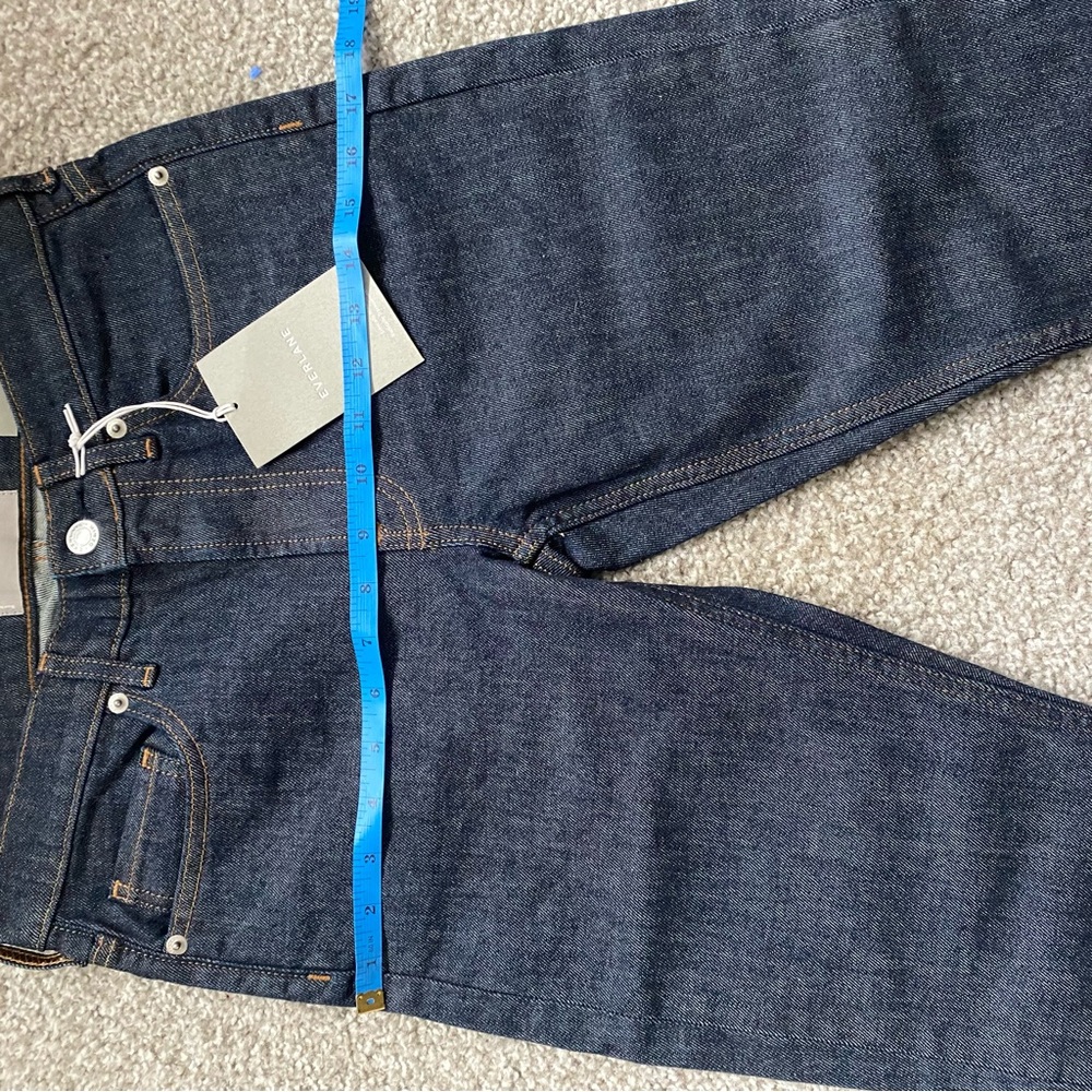 EVERLANE Midrise Dark Wash Skinny Jean - Picture 5 of 15